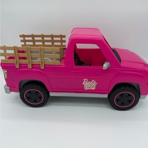 Barbie Sweet Orchard Farm pink pick-up truck